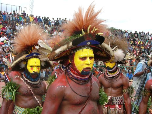 tocados de nueva guinea papua