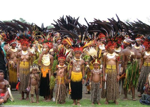 tocados de nueva guinea papua